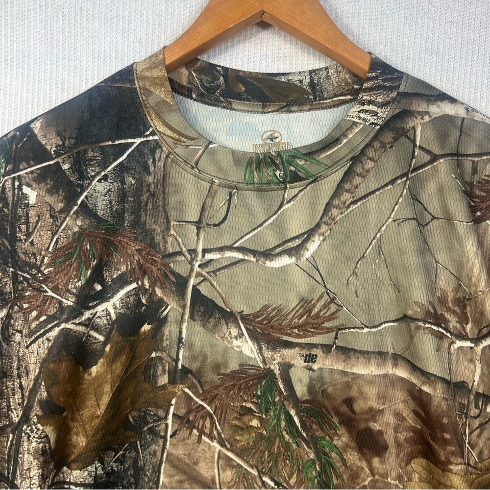 RedHead Realtree Camo Men’s Size LARGE Crew Neck Long Sleeve Tee Shirt Hunting - Picture 2 of 10